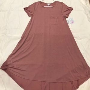Lularoe Dusty Rose Medium Carly